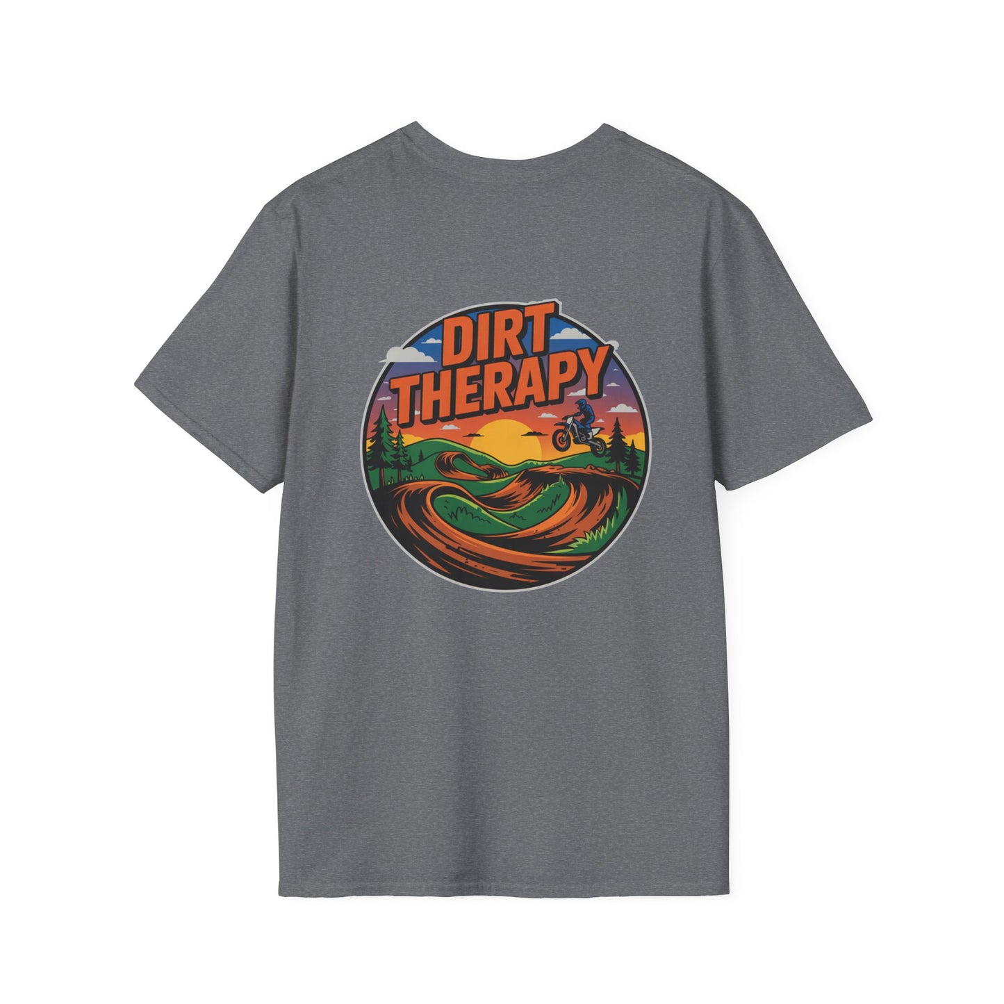 Dirt Therapy Unisex Softstyle T-Shirt - Perfect for Outdoor Enthusiasts