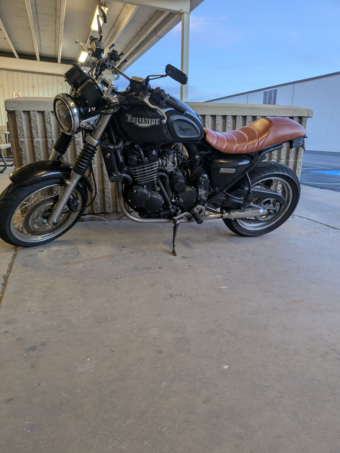 Delboy's garage style suspension links for 3 inch lift on 1999 triumph legend TT