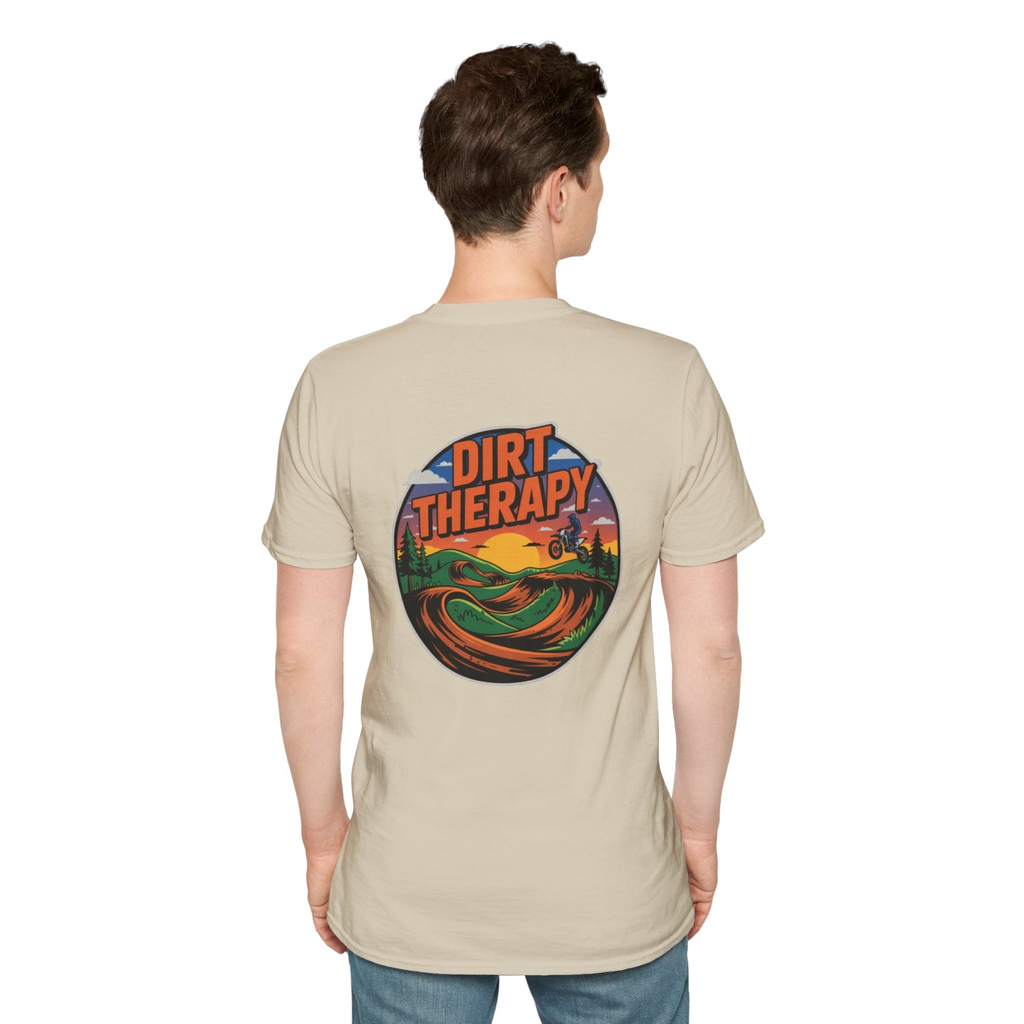 Dirt Therapy Unisex Softstyle T-Shirt - Perfect for Outdoor Enthusiasts