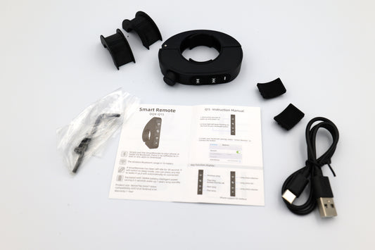 Bar mounted music and media controller