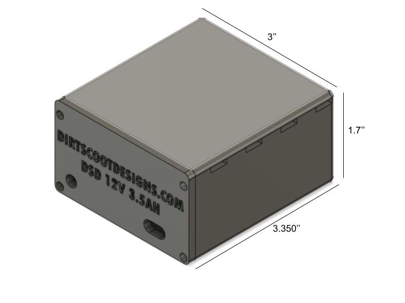 3AH 12V Battery Pack zip tie version